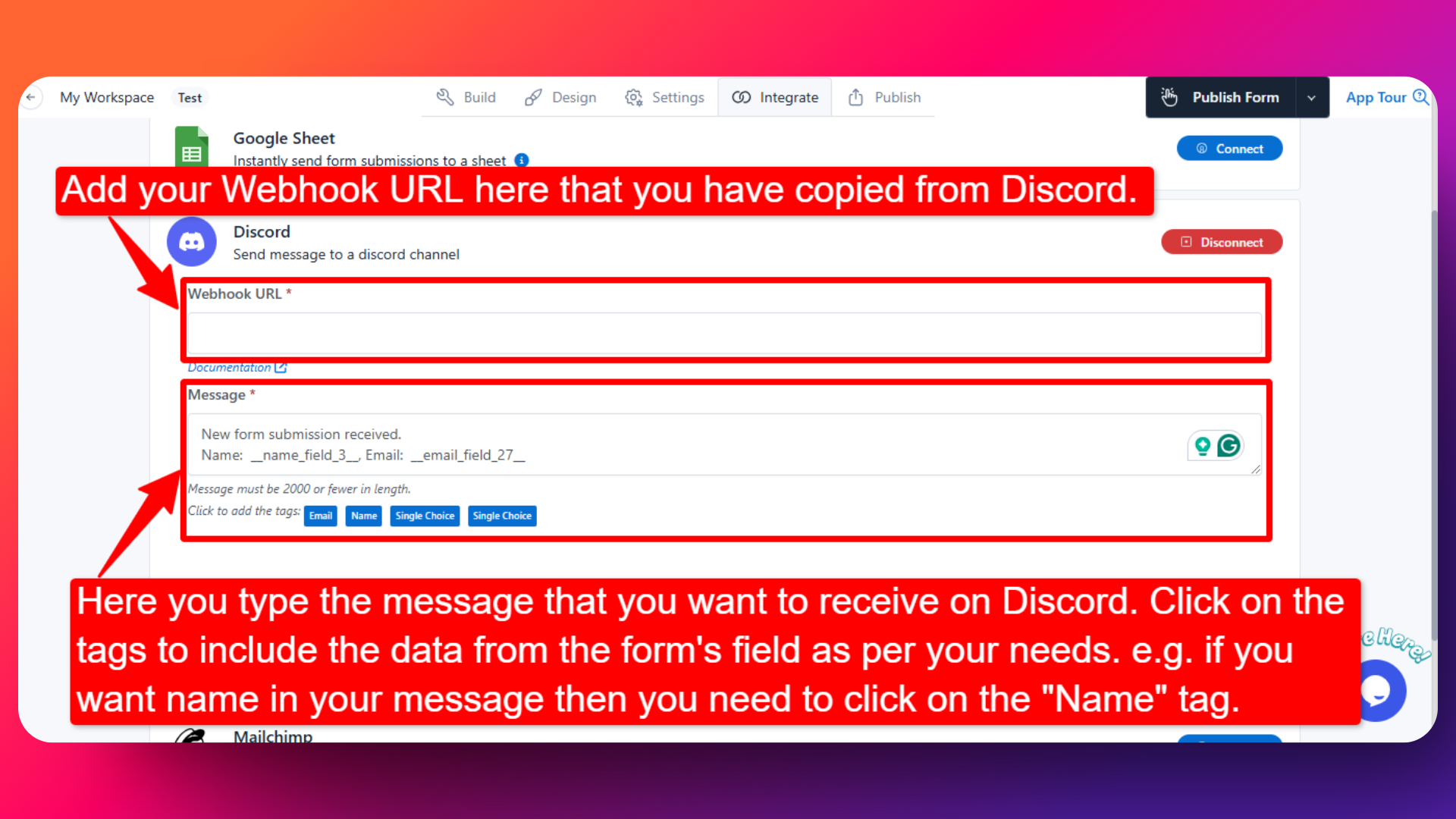 Discord integration