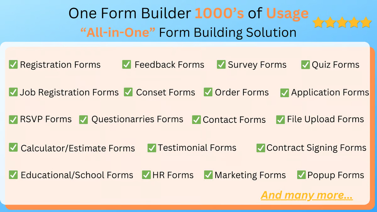 FormNX Use cases
